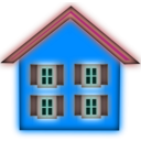 download Home3 Icon clipart image with 135 hue color