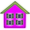 download Home3 Icon clipart image with 225 hue color