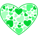 download Heart Of Hearts clipart image with 135 hue color