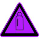 download Signs Hazard Warning clipart image with 225 hue color