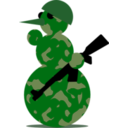 download Snowman Militarist By Rones clipart image with 45 hue color