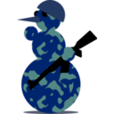download Snowman Militarist By Rones clipart image with 135 hue color