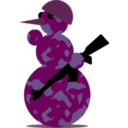 download Snowman Militarist By Rones clipart image with 225 hue color