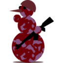 download Snowman Militarist By Rones clipart image with 270 hue color