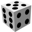 download Dice clipart image with 135 hue color