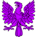 download Eagle Displayed clipart image with 225 hue color