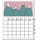 download Calendar clipart image with 135 hue color
