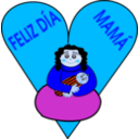 download Happy Day Mother clipart image with 180 hue color