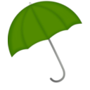 download Red Umbrella clipart image with 90 hue color