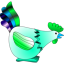 download Rooster clipart image with 135 hue color