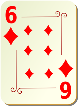 Ornamental Deck 6 Of Diamonds