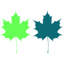 download Maple Leaves clipart image with 90 hue color