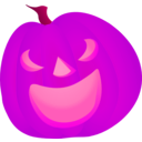 download Halloween Pumpkin Smile clipart image with 270 hue color