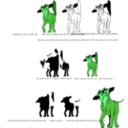 download Angry Dog clipart image with 90 hue color