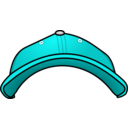 download Baseball Cap Front View clipart image with 180 hue color