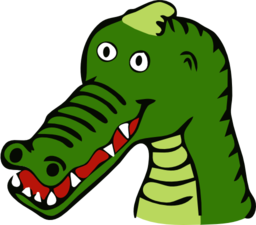 Drawn Crocodile