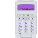 download Alarm Keypad clipart image with 180 hue color
