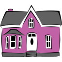 download Small House clipart image with 315 hue color