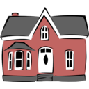 download Small House clipart image with 0 hue color