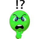 download Orange Angry Smiley Emoticon clipart image with 90 hue color