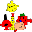 download Mr Men clipart image with 0 hue color