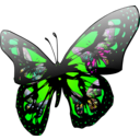 download Butterfly Effect clipart image with 90 hue color