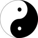 download Yin Yang clipart image with 135 hue color