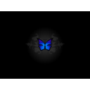 download Simple Butterfly Wallpaper clipart image with 135 hue color