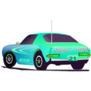 download Rally Car 3 clipart image with 90 hue color