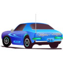 download Rally Car 3 clipart image with 135 hue color