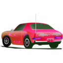 download Rally Car 3 clipart image with 270 hue color