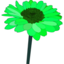 download Sunflower clipart image with 90 hue color