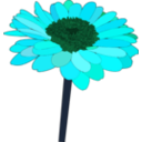 download Sunflower clipart image with 135 hue color