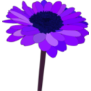 download Sunflower clipart image with 225 hue color