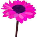 download Sunflower clipart image with 270 hue color
