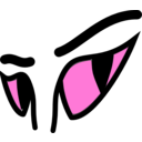 download Gaze clipart image with 270 hue color