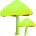 download Orange Mushroom clipart image with 45 hue color