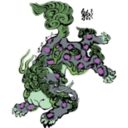 download Baku Malayan Tapir clipart image with 90 hue color