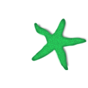 download Red Starfish clipart image with 135 hue color