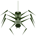 download Spider Vecto clipart image with 90 hue color