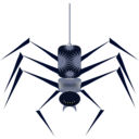 download Spider Vecto clipart image with 225 hue color