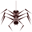 download Spider Vecto clipart image with 0 hue color