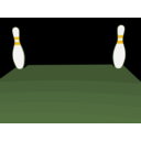 download Bowling 7 10 Split clipart image with 45 hue color