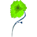 download Freeform Poppy clipart image with 90 hue color