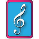 download Music Lesson Symbol clipart image with 0 hue color