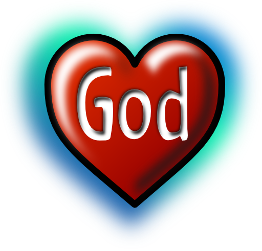 God Heart Text Converted To Image Path
