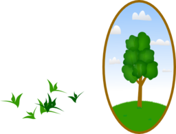 Oval Tree Landscape 2