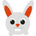 download Rabbit clipart image with 45 hue color