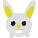 download Rabbit clipart image with 90 hue color