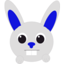 download Rabbit clipart image with 270 hue color